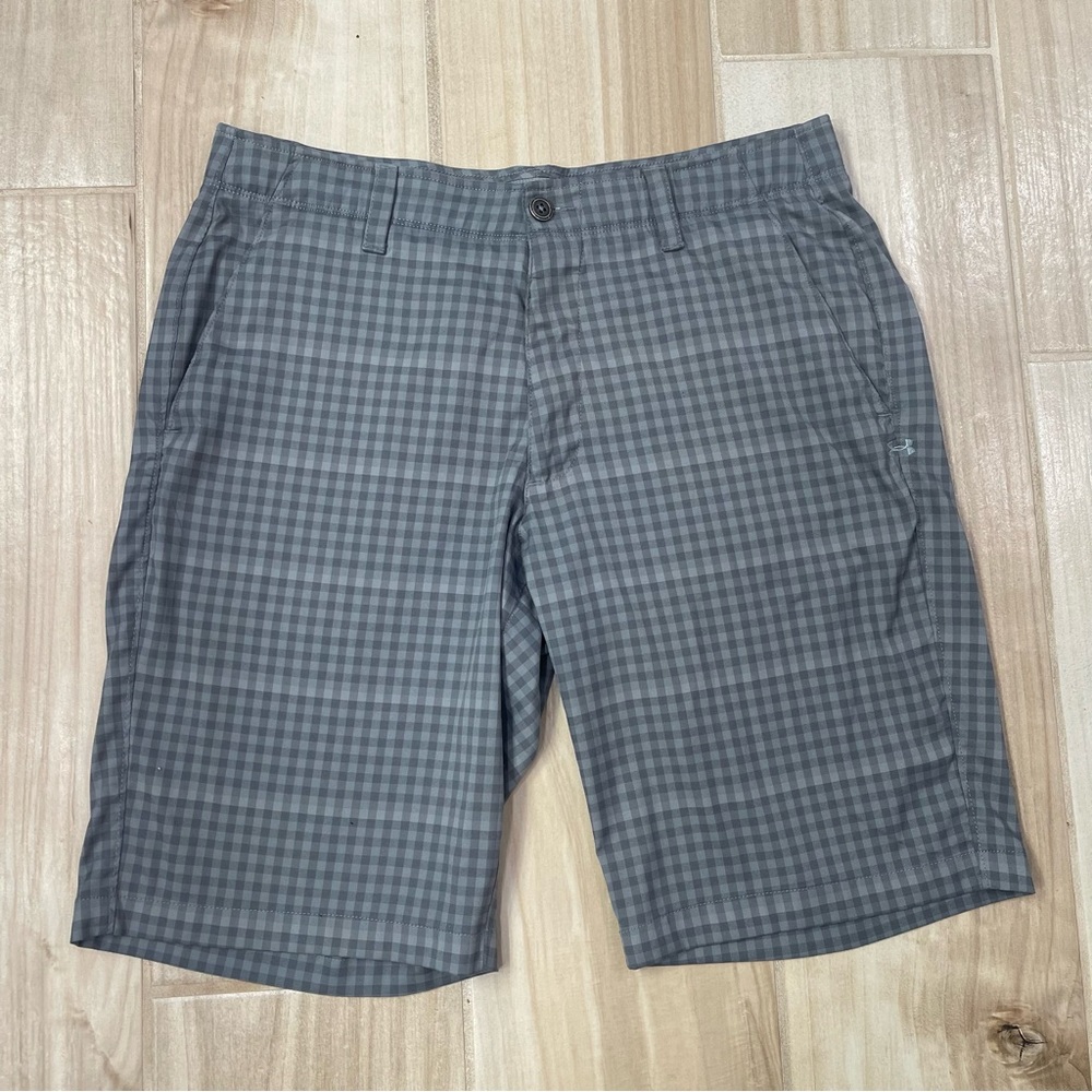 Men’s Under Armour Gray Flat Front Shorts